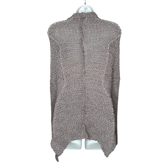 POL Cuddly Brown Knit Bell Sleeve Cardigan Sweater S NWOT - Picture 2 of 8